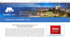 Desktop Screenshot of nano2016.org